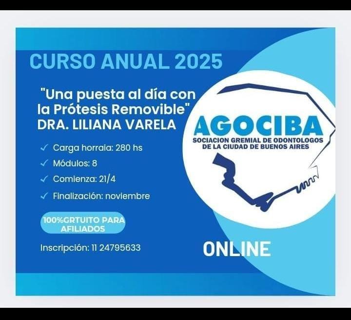 Curso anual – Protesis removible